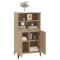 vidaXL Highboard Sonoma-Eiche 60x36x110 cm Holzwerkstoff vidaXL Highboard Sonoma-Eiche 60x36x110 cm Holzwerkstoff