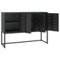 vidaXL Sideboard Schwarz 105x35x75 cm Stahl vidaXL Sideboard Schwarz 105x35x75 cm Stahl