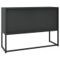 vidaXL Sideboard Schwarz 105x35x75 cm Stahl vidaXL Sideboard Schwarz 105x35x75 cm Stahl