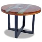 vidaXL Couchtisch Teak Harz 60 cm vidaXL Couchtisch Teak Harz 60 cm