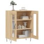 vidaXL Sideboard Sonoma-Eiche 69,5x34x90 cm Holzwerkstoff vidaXL Sideboard Sonoma-Eiche 69,5x34x90 cm Holzwerkstoff
