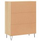 vidaXL Sideboard Sonoma-Eiche 69,5x34x90 cm Holzwerkstoff vidaXL Sideboard Sonoma-Eiche 69,5x34x90 cm Holzwerkstoff