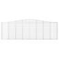 vidaXL Gabionen mit Hochbogen 8 Stk. 400x30x120/140cm Verzinktes Eisen vidaXL Gabionen mit Hochbogen 8 Stk. 400x30x120/140cm Verzinktes Eisen