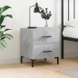 vidaXL Nachttisch Betongrau 40x35x47,5 cm Holzwerkstoff vidaXL Nachttisch Betongrau 40x35x47,5 cm Holzwerkstoff