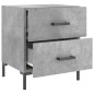 vidaXL Nachttisch Betongrau 40x35x47,5 cm Holzwerkstoff vidaXL Nachttisch Betongrau 40x35x47,5 cm Holzwerkstoff