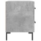 vidaXL Nachttisch Betongrau 40x35x47,5 cm Holzwerkstoff vidaXL Nachttisch Betongrau 40x35x47,5 cm Holzwerkstoff