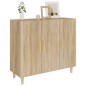 vidaXL Sideboard Sonoma-Eiche 90x34x80 cm Holzwerkstoff vidaXL Sideboard Sonoma-Eiche 90x34x80 cm Holzwerkstoff