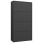 vidaXL Schließfachschrank Anthrazit 90x40x180 cm Stahl vidaXL Schließfachschrank Anthrazit 90x40x180 cm Stahl