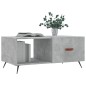vidaXL Couchtisch Betongrau 90x50x40 cm Holzwerkstoff vidaXL Couchtisch Betongrau 90x50x40 cm Holzwerkstoff