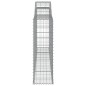 vidaXL Gabionen mit Hochbogen 10 Stk 300x30x100/120cm Verzinktes Eisen vidaXL Gabionen mit Hochbogen 10 Stk 300x30x100/120cm Verzinktes Eisen