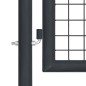 vidaXL Mesh-Gartentor Verzinkter Stahl 100 x 225 cm Grau vidaXL Mesh-Gartentor Verzinkter Stahl 100 x 225 cm Grau