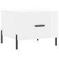 vidaXL Couchtisch Hochglanz-Weiß 50x50x40 cm Holzwerkstoff vidaXL Couchtisch Hochglanz-Weiß 50x50x40 cm Holzwerkstoff