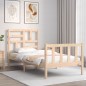 vidaXL Massivholzbett mit Kopfteil 90x200 cm vidaXL Massivholzbett mit Kopfteil 90x200 cm