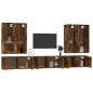 vidaXL 7-tlg. TV-Schrank-Set Räuchereiche Holzwerkstoff vidaXL 7-tlg. TV-Schrank-Set Räuchereiche Holzwerkstoff