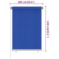 vidaXL Außenrollo 100x140 cm Blau HDPE vidaXL Außenrollo 100x140 cm Blau HDPE