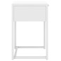 vidaXL Nachttisch Weiß 38x35x54 cm Stahl vidaXL Nachttisch Weiß 38x35x54 cm Stahl
