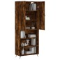 Highboard Räuchereiche 69,5x34x180 cm Holzwerkstoff Highboard Räuchereiche 69,5x34x180 cm Holzwerkstoff