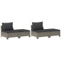 vidaXL 8-tlg. Garten-Lounge-Set mit Kissen Grau Poly Rattan vidaXL 8-tlg. Garten-Lounge-Set mit Kissen Grau Poly Rattan