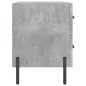 vidaXL Nachttisch Betongrau 40x35x47,5 cm Holzwerkstoff vidaXL Nachttisch Betongrau 40x35x47,5 cm Holzwerkstoff