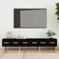 vidaXL TV-Schrank Schwarz 150x34,5x30 cm Holzwerkstoff