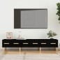 vidaXL TV-Schrank Schwarz 150x34,5x30 cm Holzwerkstoff vidaXL TV-Schrank Schwarz 150x34,5x30 cm Holzwerkstoff