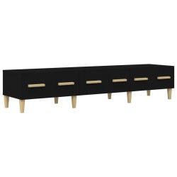 vidaXL TV-Schrank Schwarz 150x34,5x30 cm Holzwerkstoff