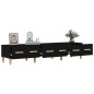 vidaXL TV-Schrank Schwarz 150x34,5x30 cm Holzwerkstoff vidaXL TV-Schrank Schwarz 150x34,5x30 cm Holzwerkstoff