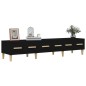 vidaXL TV-Schrank Schwarz 150x34,5x30 cm Holzwerkstoff vidaXL TV-Schrank Schwarz 150x34,5x30 cm Holzwerkstoff
