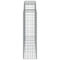 vidaXL Gabionen mit Hochbogen 5 Stk. 200x50x140/160cm Verzinktes Eisen vidaXL Gabionen mit Hochbogen 5 Stk. 200x50x140/160cm Verzinktes Eisen