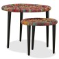 vidaXL Couchtisch-Set 2 Stk. Chindi-Gewebe Mehrfarbig vidaXL Couchtisch-Set 2 Stk. Chindi-Gewebe Mehrfarbig