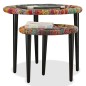 vidaXL Couchtisch-Set 2 Stk. Chindi-Gewebe Mehrfarbig vidaXL Couchtisch-Set 2 Stk. Chindi-Gewebe Mehrfarbig