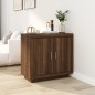 vidaXL Sideboard Braun Eiche 80x40x75 cm Holzwerkstoff vidaXL Sideboard Braun Eiche 80x40x75 cm Holzwerkstoff