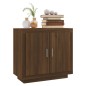 vidaXL Sideboard Braun Eiche 80x40x75 cm Holzwerkstoff vidaXL Sideboard Braun Eiche 80x40x75 cm Holzwerkstoff