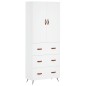 vidaXL Highboard Weiß 69,5x34x180 cm Holzwerkstoff vidaXL Highboard Weiß 69,5x34x180 cm Holzwerkstoff