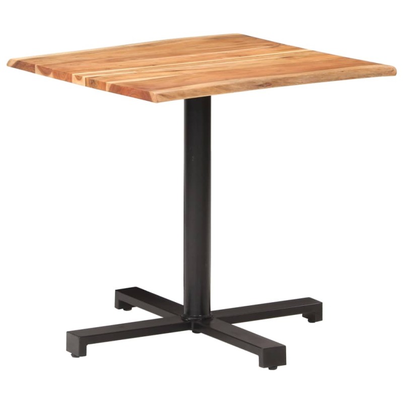 vidaXL Bistrotisch mit Baumkanten 80x80x75 cm Akazie Massivholz vidaXL Bistrotisch mit Baumkanten 80x80x75 cm Akazie Massivholz