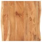 vidaXL Bistrotisch mit Baumkanten 80x80x75 cm Akazie Massivholz vidaXL Bistrotisch mit Baumkanten 80x80x75 cm Akazie Massivholz