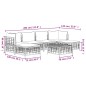 vidaXL 7-tlg. Garten-Lounge-Set mit Kissen Anthrazit Poly Rattan vidaXL 7-tlg. Garten-Lounge-Set mit Kissen Anthrazit Poly Rattan