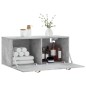 vidaXL Wandschrank Betongrau 80x36,5x35 cm Holzwerkstoff vidaXL Wandschrank Betongrau 80x36,5x35 cm Holzwerkstoff