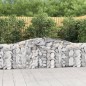 vidaXL Gabionen mit Hochbogen 15Stk. 400x30x100/120cm Verzinktes Eisen vidaXL Gabionen mit Hochbogen 15Stk. 400x30x100/120cm Verzinktes Eisen