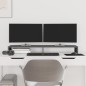 vidaXL Monitorständer Grau 100x27x10 cm Massivholz Kiefer vidaXL Monitorständer Grau 100x27x10 cm Massivholz Kiefer