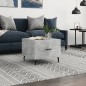 vidaXL Couchtisch Betongrau 50x50x40 cm Holzwerkstoff vidaXL Couchtisch Betongrau 50x50x40 cm Holzwerkstoff