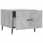 vidaXL Couchtisch Betongrau 50x50x40 cm Holzwerkstoff vidaXL Couchtisch Betongrau 50x50x40 cm Holzwerkstoff