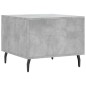 vidaXL Couchtisch Betongrau 50x50x40 cm Holzwerkstoff vidaXL Couchtisch Betongrau 50x50x40 cm Holzwerkstoff