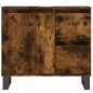 vidaXL 3-tlg. Badmöbel-Set Räuchereiche Holzwerkstoff vidaXL 3-tlg. Badmöbel-Set Räuchereiche Holzwerkstoff