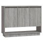 vidaXL Sideboard Grau Sonoma 97x31x75 cm Holzwerkstoff vidaXL Sideboard Grau Sonoma 97x31x75 cm Holzwerkstoff