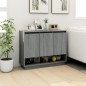 vidaXL Sideboard Grau Sonoma 97x31x75 cm Holzwerkstoff vidaXL Sideboard Grau Sonoma 97x31x75 cm Holzwerkstoff