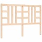 vidaXL Massivholzbett mit Kopfteil 140x190 cm vidaXL Massivholzbett mit Kopfteil 140x190 cm