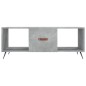 vidaXL Couchtisch Betongrau 102x50x40 cm Holzwerkstoff vidaXL Couchtisch Betongrau 102x50x40 cm Holzwerkstoff
