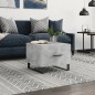 vidaXL Couchtisch Betongrau 50x50x40 cm Holzwerkstoff vidaXL Couchtisch Betongrau 50x50x40 cm Holzwerkstoff