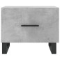 vidaXL Couchtisch Betongrau 50x50x40 cm Holzwerkstoff vidaXL Couchtisch Betongrau 50x50x40 cm Holzwerkstoff